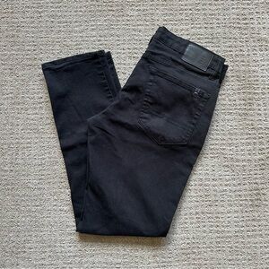 NWOT Buffalo David Bitton 1972 Black Jeans Men’s Size 34x32 Ash-X Slim Stretch
